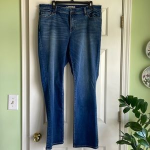 Lands End straight leg jeans